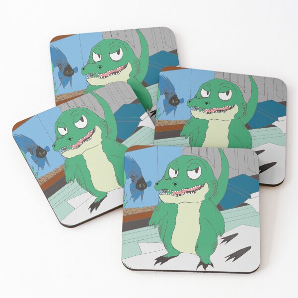 Item preview, Azu, the alligator, and Betta, the betta designed and sold by OlivaHelen.