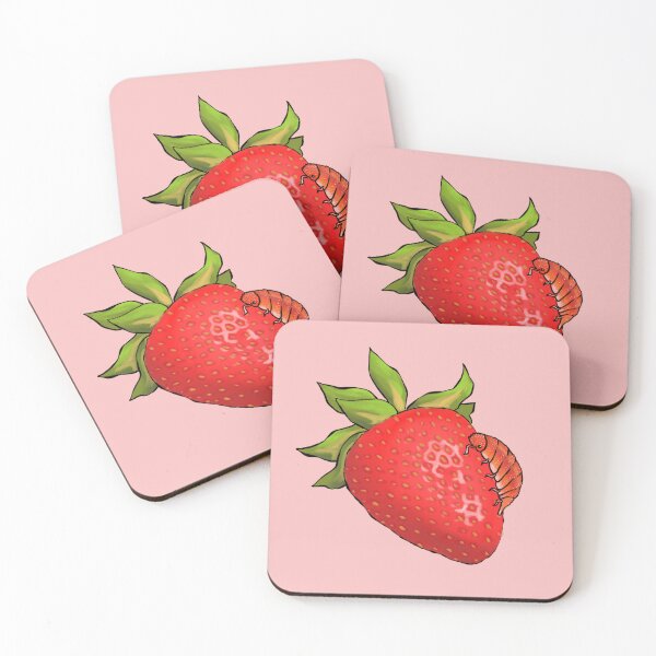 Item preview, Strawberry Isopod designed and sold by Maybe-A-Robot.