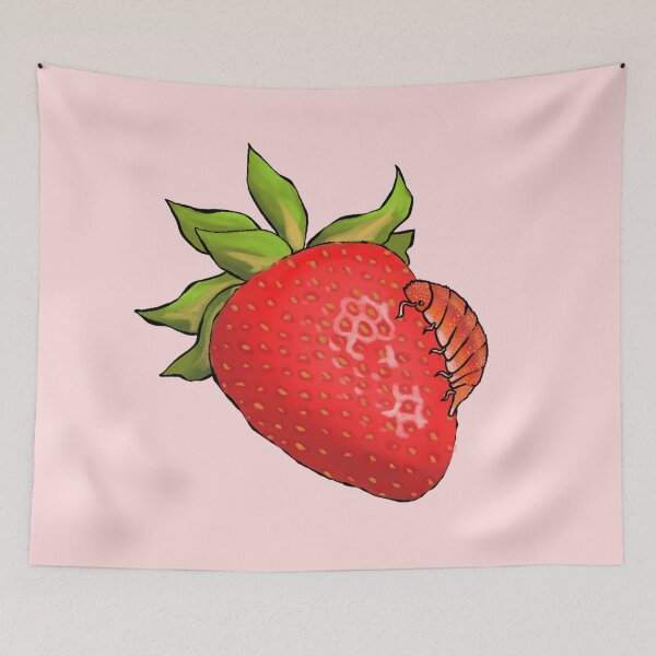 Item preview, Strawberry Isopod designed and sold by Maybe-A-Robot.