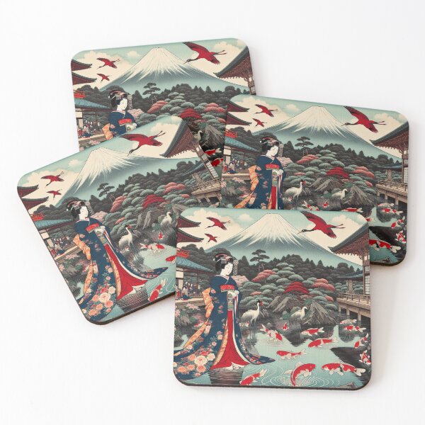 Item preview, Geisha In a Koi Pond designed and sold by HippieFarms11.