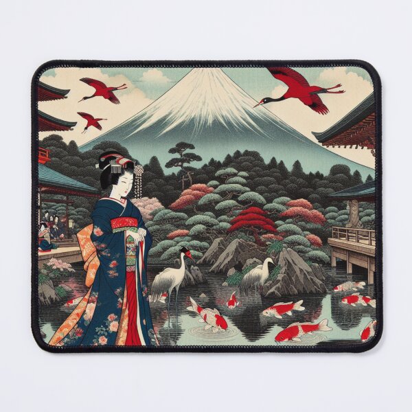 Item preview, Geisha In a Koi Pond designed and sold by HippieFarms11.