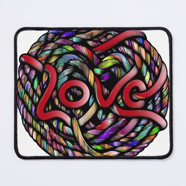 Item preview, a ball of yarn with the word love in it designed and sold by Enga6.