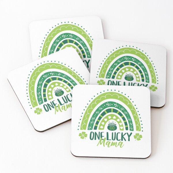 Item preview, One Lucky Mama - Green Rainbow designed and sold by Mosaiic1.
