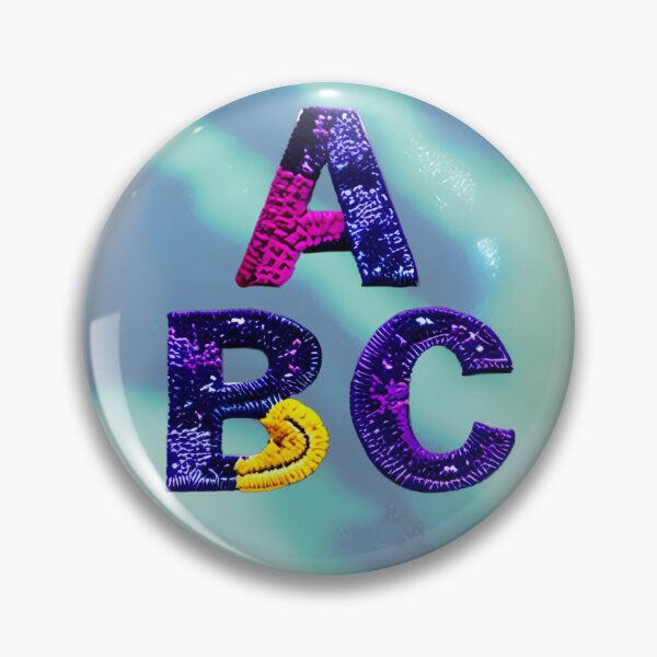 Item preview, letter ABC, monogram 2. typography collage. ABC art. gift designed and sold by Minibubb.