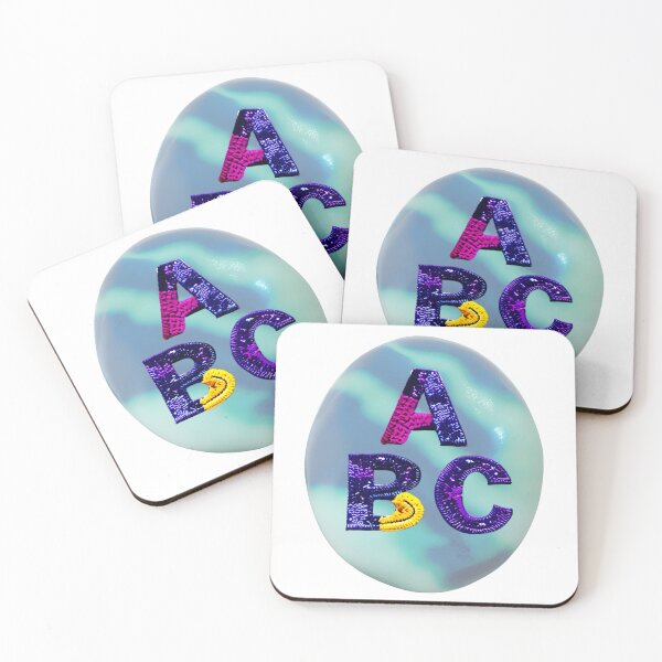 Item preview, letter ABC, monogram 2. typography collage. ABC art. gift designed and sold by Minibubb.