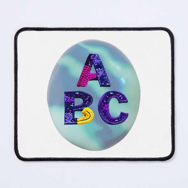 Item preview, letter ABC, monogram 2. typography collage. ABC art. gift designed and sold by Minibubb.