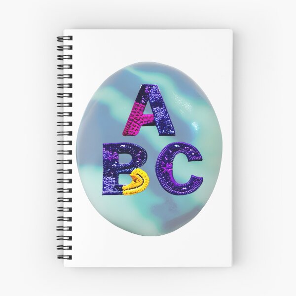 Item preview, letter ABC, monogram 2. typography collage. ABC art. gift designed and sold by Minibubb.