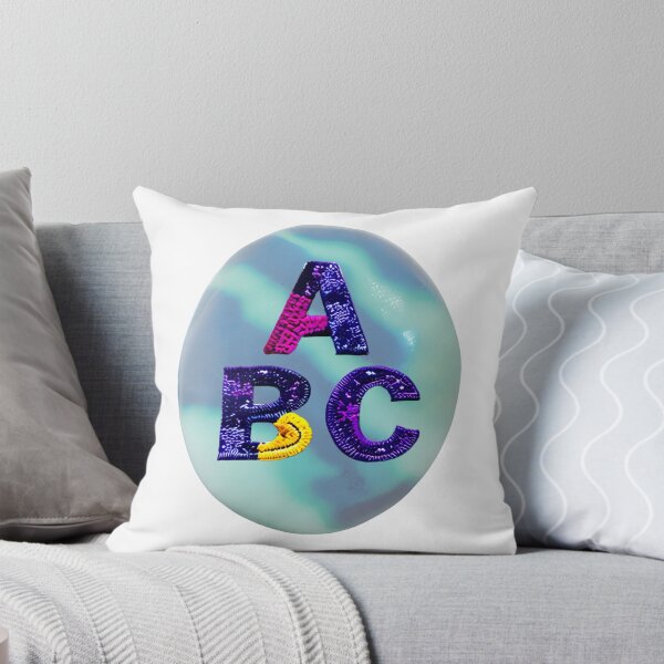 Item preview, letter ABC, monogram 2. typography collage. ABC art. gift designed and sold by Minibubb.