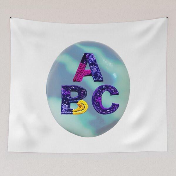 Item preview, letter ABC, monogram 2. typography collage. ABC art. gift designed and sold by Minibubb.