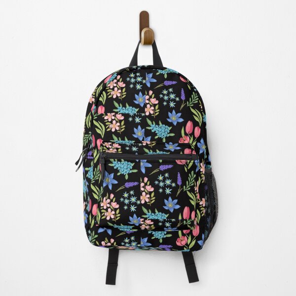 Item preview, Vibrant Floral - Blue  designed and sold by Molly's Bold Brush.