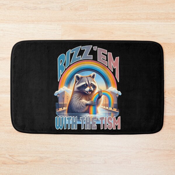 Artikelvorschau, Rizz Em mit dem Tism Raccoon Autism Awareness Raccoon Meme entworfen und verkauft von Chmielayka.