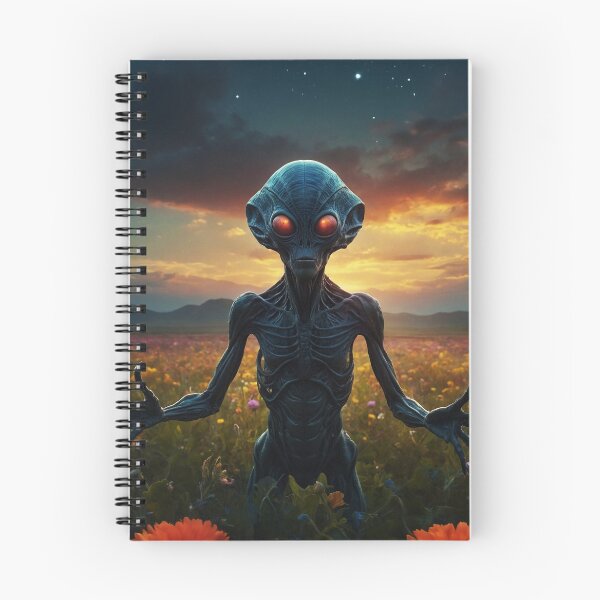 Item preview, Colorful Hipster Alien At Sunset designed and sold by SassyArtistry.