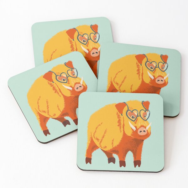 Item preview, Funny Kind Hearted Boar designed and sold by Boriana Giormova.