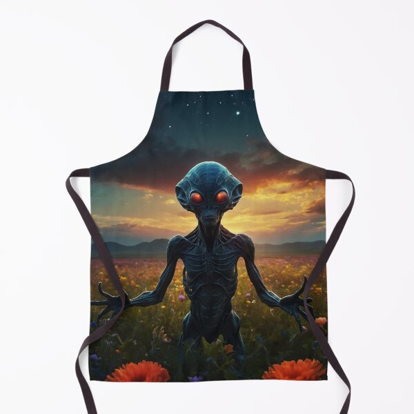 Item preview, Colorful Hipster Alien At Sunset designed and sold by SassyArtistry.