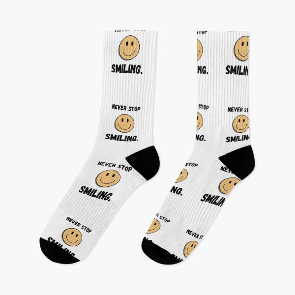 Item preview, Emoji With Inscription Never Stop Smiling  designed and sold by M R Design.