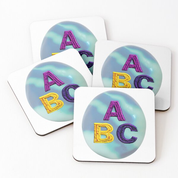 Item preview, letter ABC, monogram 2. typography collage. ABC art. gift designed and sold by Minibubb.