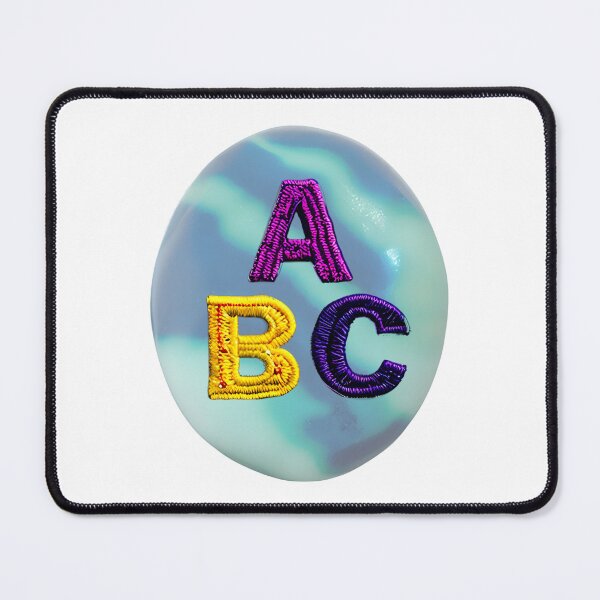 Item preview, letter ABC, monogram 2. typography collage. ABC art. gift designed and sold by Minibubb.