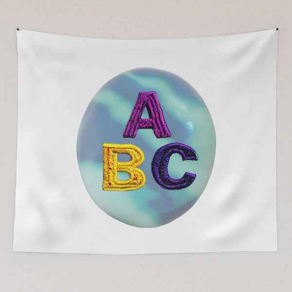 Item preview, letter ABC, monogram 2. typography collage. ABC art. gift designed and sold by Minibubb.