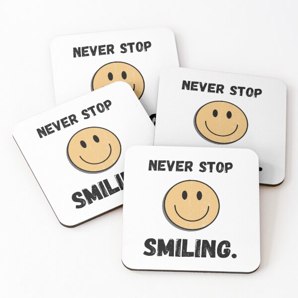 Item preview, Emoji With Inscription Never Stop Smiling  designed and sold by M R Design.
