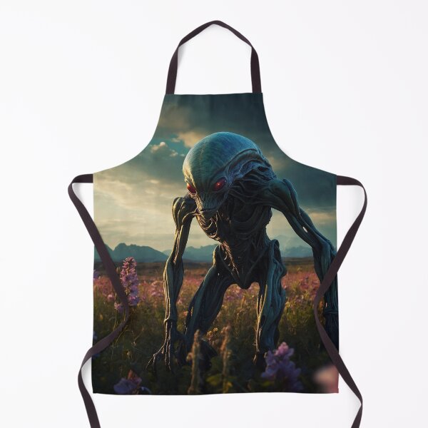 Item preview, Alien In Beautiful Pink Blossoming Flower Field designed and sold by SassyArtistry.