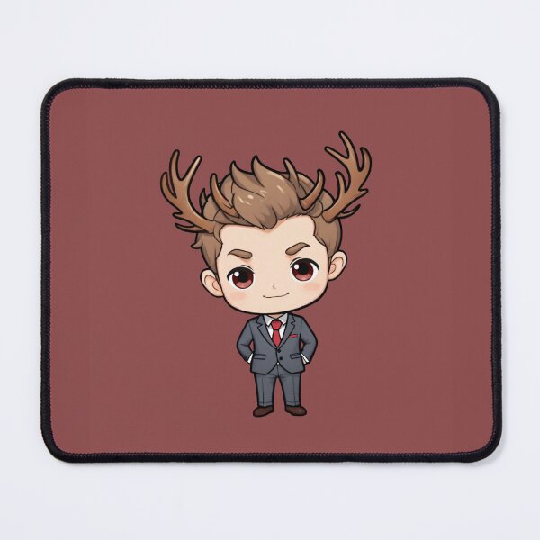 Item preview, Chibi Hannibal with Antlers Sticker designed and sold by orionlodubyal.
