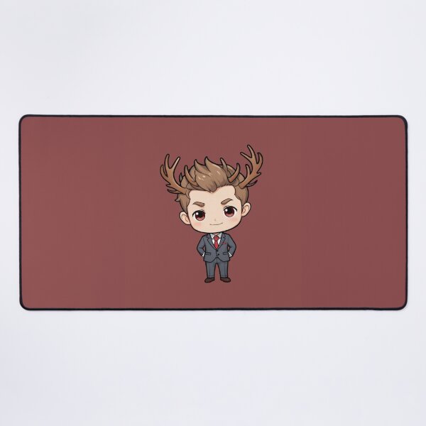 Item preview, Chibi Hannibal with Antlers Sticker designed and sold by orionlodubyal.