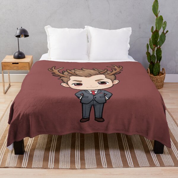 Item preview, Chibi Hannibal with Antlers Sticker designed and sold by orionlodubyal.