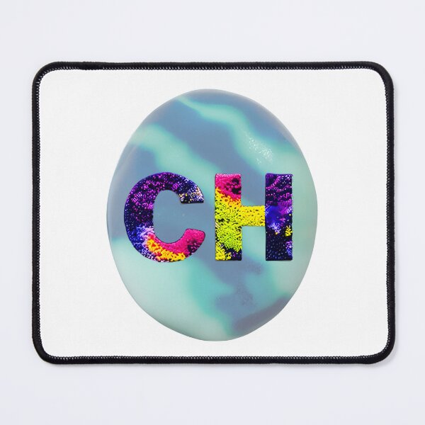 Item preview, letter CH, monogram 2. typography collage. ABC art. gift designed and sold by Minibubb.