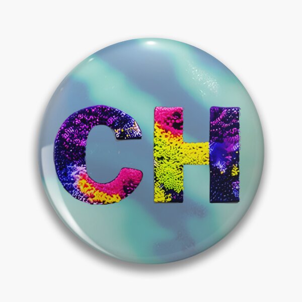 Item preview, letter CH, monogram 2. typography collage. ABC art. gift designed and sold by Minibubb.