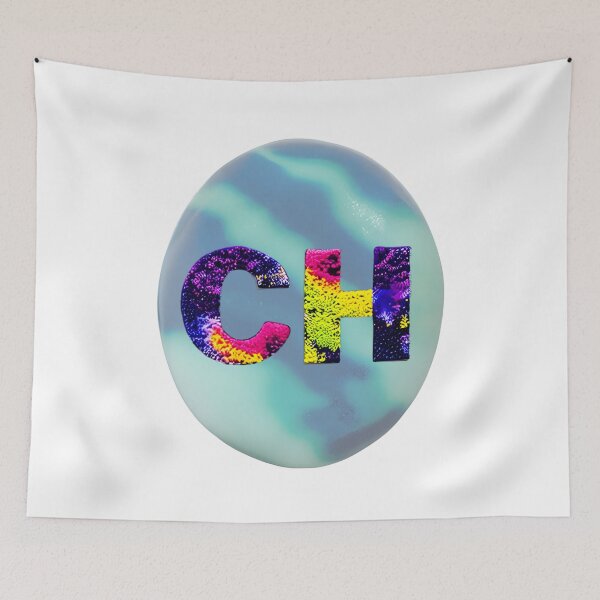 Item preview, letter CH, monogram 2. typography collage. ABC art. gift designed and sold by Minibubb.