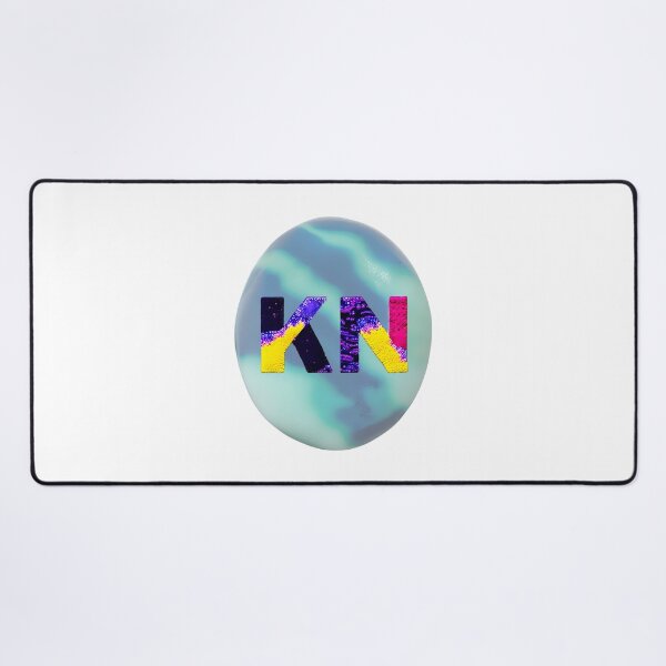 Item preview, letter KN, monogram 2. typography collage. ABC art. gift designed and sold by Minibubb.