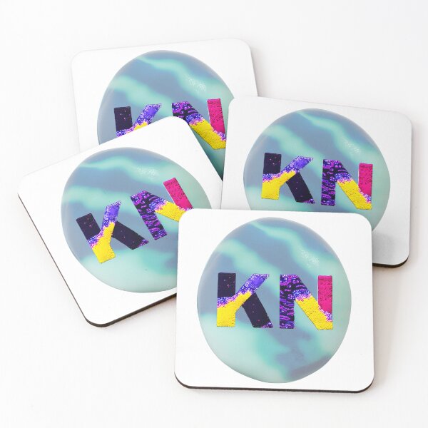 Item preview, letter KN, monogram 2. typography collage. ABC art. gift designed and sold by Minibubb.