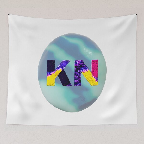Item preview, letter KN, monogram 2. typography collage. ABC art. gift designed and sold by Minibubb.