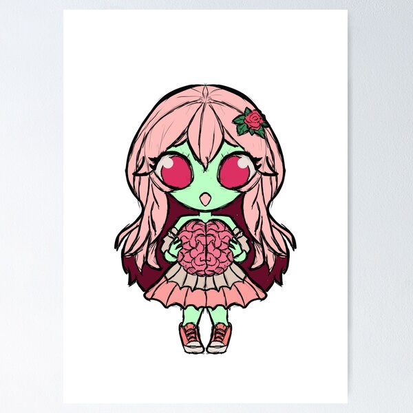 Item preview, Cute Zombie Girl designed and sold by DanSena.