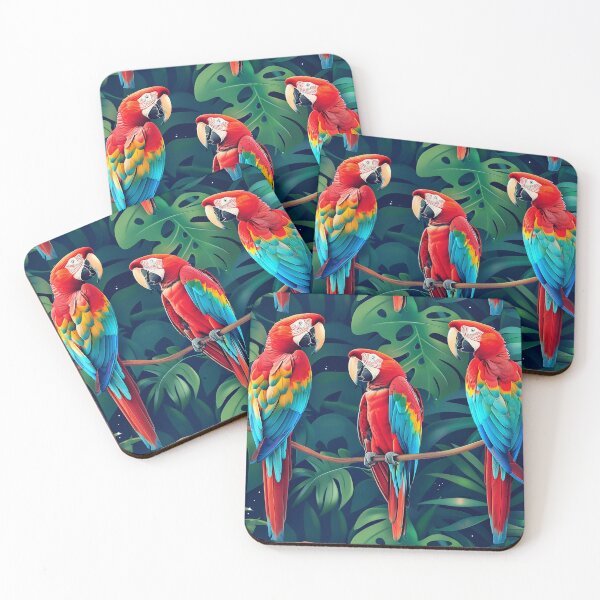 Item preview, Macaws in the jungle designed and sold by Zhaphiraccu.