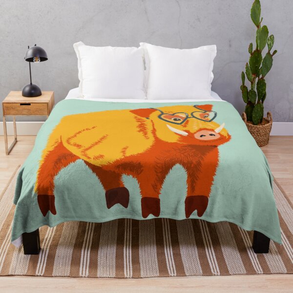 Item preview, Funny Kind Hearted Boar designed and sold by Boriana Giormova.