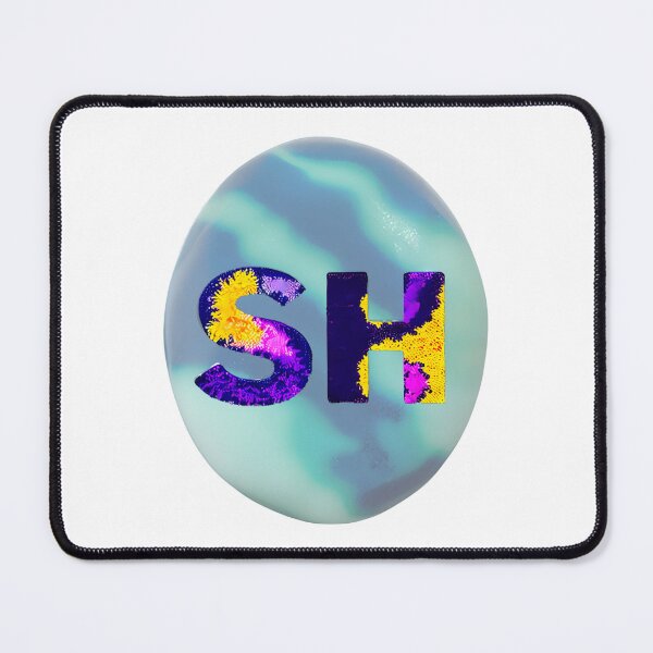 Item preview, letter SH, monogram 2. typography collage. ABC art. gift designed and sold by Minibubb.