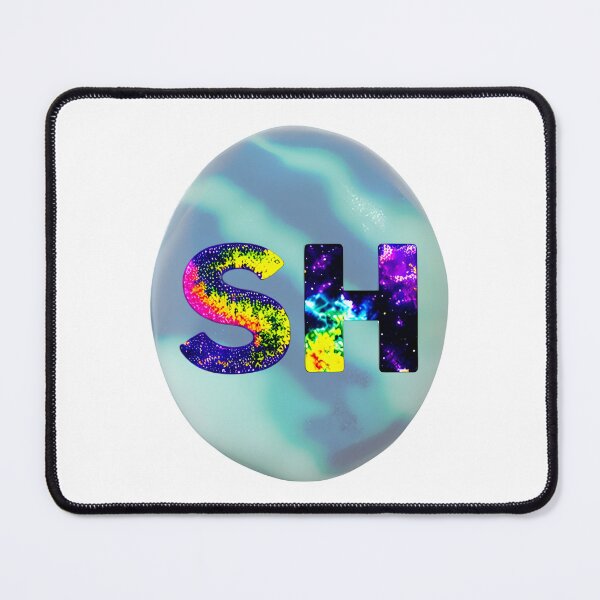 Item preview, letter SH, monogram 2. typography collage. ABC art. gift designed and sold by Minibubb.