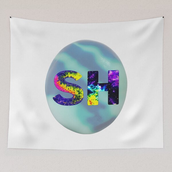 Item preview, letter SH, monogram 2. typography collage. ABC art. gift designed and sold by Minibubb.