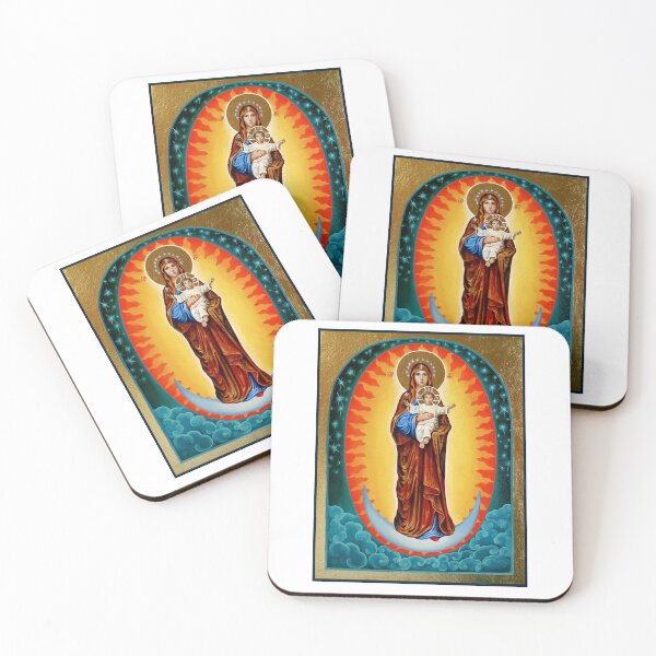 Item preview, Blessed Heaven. Woman of the Apocalypse. Woman Clothed with the Sun. Orthodox icon. designed and sold by Lala Lotos.
