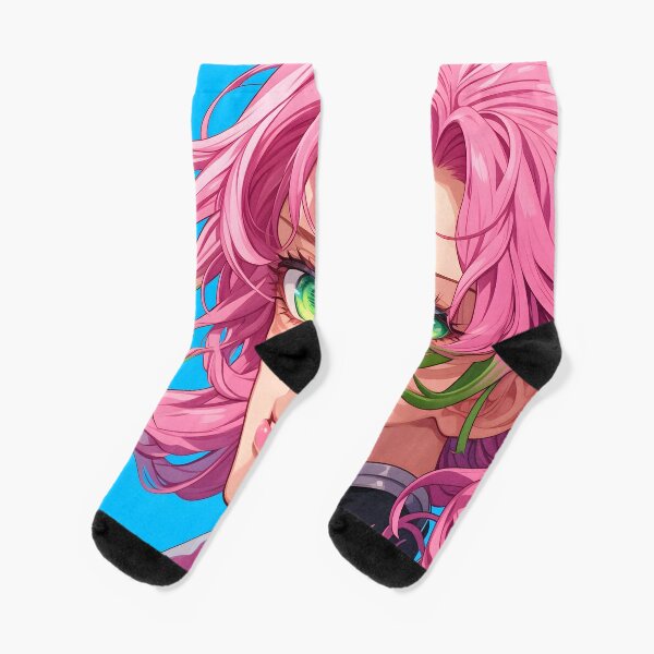 These Mitsuri socks from @Sock Dreams are straight from demon