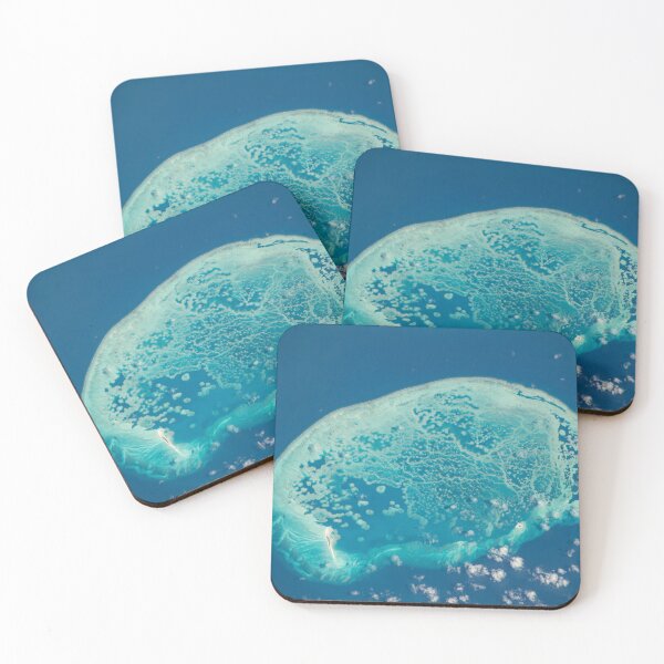 Item preview, Astronaut's View of Scorpion Reef - Turquoise Marine Splendor designed and sold by Steven's Space.