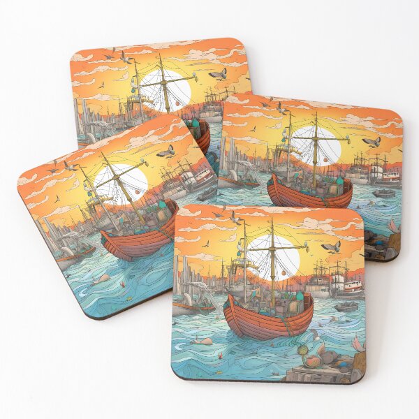 Item preview, FISHING AT SUNSET designed and sold by Ricardo Rodríguez Pérez.