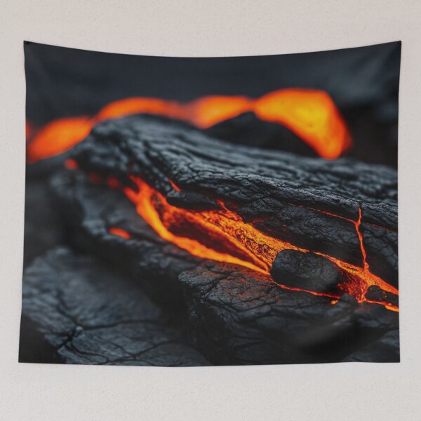 Item preview, Volcano Lava Rock River Iceland designed and sold by SassyArtistry.