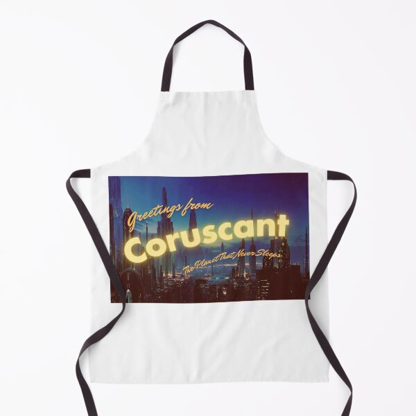 Item preview, Coruscant Retro Postcard designed and sold by smokeyhan.
