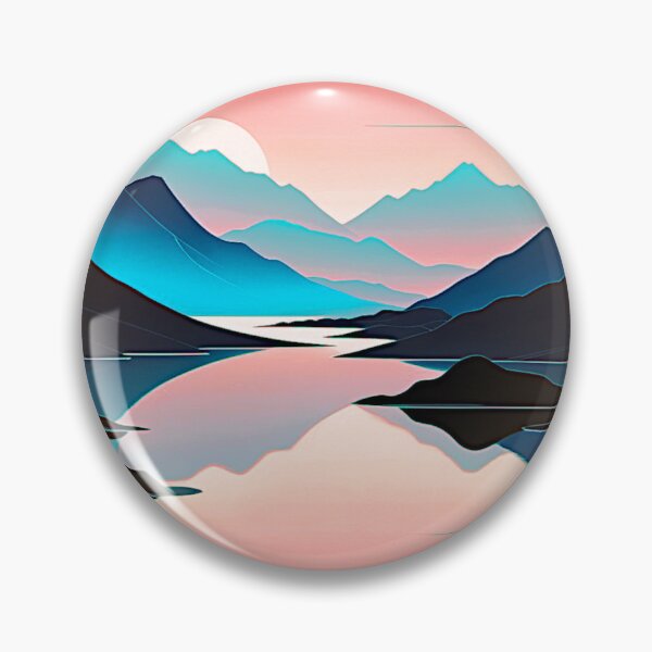 Artikelvorschau, Ethereal Dawn: Eine Symphonie aus Blau und Rosa entworfen und verkauft von Sanctum Icons.