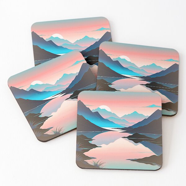 Item preview, Ethereal Dawn: A Symphony of Blue and Pink designed and sold by Sanctum Icons.