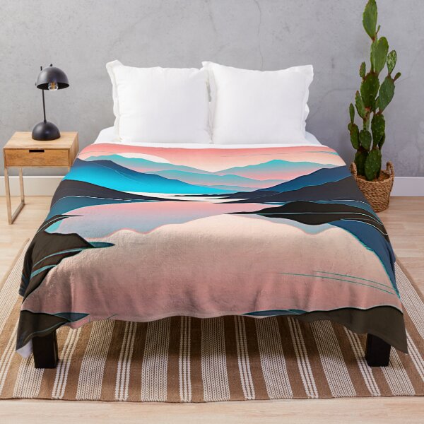 Item preview, Ethereal Dawn: A Symphony of Blue and Pink designed and sold by Sanctum Icons.