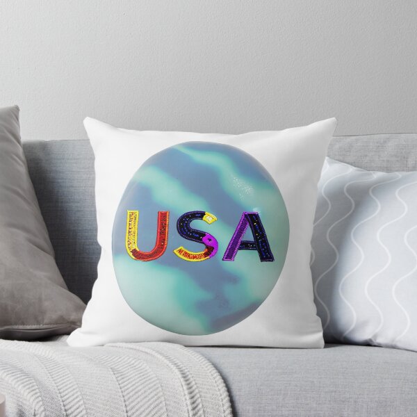 Item preview, letter USA, monogram 2. typography collage. ABC art. gift designed and sold by Minibubb.