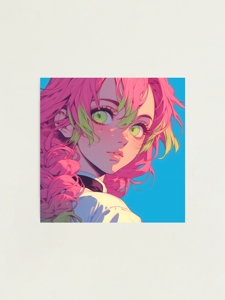 Popular noddiart Mitsuri Demon Slayer pin and print